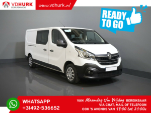 Renault Trafic Van 2.0 dCi 120 к.с. L2 DC Double Cab LED/ 2x зсувні двері/ Navi/ Carplay/ Клімат/ Камера/ PDC/ Круїз/ Буксирний гак/ Ready2Go