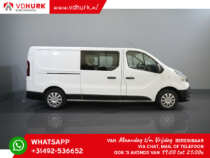 Renault Trafic Van 2.0 dCi 120 к.с. L2 DC Double Cab LED/ 2x зсувні двері/ Navi/ Carplay/ Клімат/ Камера/ PDC/ Круїз/ Буксирний гак/ Ready2Go