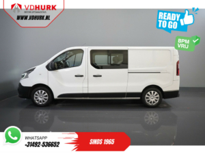 Renault Trafic Van 2.0 dCi 120 KM L2 DC Double Cab BPM GRATIS! Ready2Go LED/ 2x drzwi przesuwne/ Navi/ Carplay/ Klimatyzacja/ Kamera/ PDC/ Cruise/ Hak holowniczy/