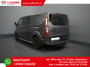 Ford Transit Custom Van 2.0 TDCI 170 к.с. L2 Limited DC Double Cab 2x Розсувні двері/ Підігрів сидінь/ 17" LMV/ Navi/ Круїз/ Камера/ PDC/ Фаркоп