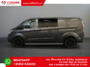 Ford Transit Custom Van 2.0 TDCI 170 к.с. L2 Limited DC Double Cab 2x Розсувні двері/ Підігрів сидінь/ 17" LMV/ Navi/ Круїз/ Камера/ PDC/ Фаркоп