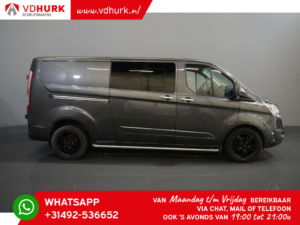 Ford Transit Custom Van 2.0 TDCI 170 к.с. L2 Limited DC Double Cab 2x Розсувні двері/ Підігрів сидінь/ 17" LMV/ Navi/ Круїз/ Камера/ PDC/ Фаркоп