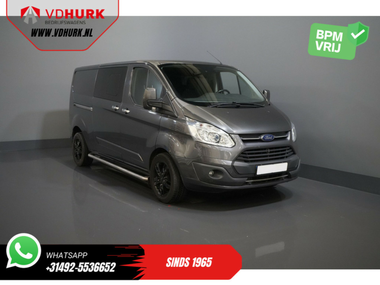 Ford Transit Custom Van 2.0 TDCI 170 CV Aut. L2 Limited DC Doble Cabina 2x Puertas correderas/ Calefacción asientos/ 17 "LMV/ Navi/ Cruise/ Cámara/ PDC/ Gancho remolque