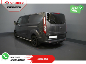 Ford Transit Custom Van 2.0 TDCI 170 к.с. авт. L2 Limited DC Double Cab 2x Розсувні двері/ Підігрів сидінь/ 17" LMV/ Навігатор/ Круїз/ Камера/ PDC/ Буксирувальний гак