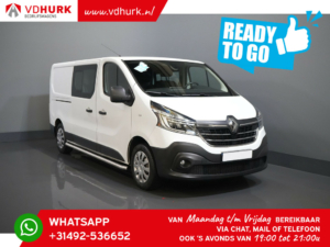 Renault Trafic Van 2.0 dCi 120 hp L2 Ready2Go DC Double Cab/ LED/ 2x sliding door/ Sidebars/ Carplay/ Climate/ Camera/ PDC/ Cruise/ Towing hook