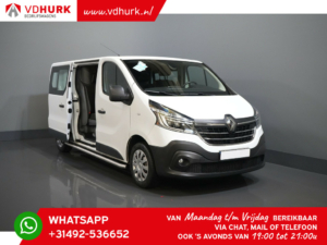 Renault Trafic Van 2.0 dCi 120 hp L2 Ready2Go DC Double Cab/ LED/ 2x sliding door/ Sidebars/ Carplay/ Climate/ Camera/ PDC/ Cruise/ Towing hook