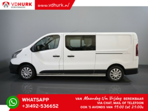 Renault Trafic Van 2.0 dCi 120 hp L2 Ready2Go DC Double Cab/ LED/ 2x sliding door/ Sidebars/ Carplay/ Climate/ Camera/ PDC/ Cruise/ Towing hook