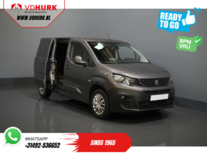 Peugeot Partner Bestelbus 1.5 HDI 130 pk Aut. L2 BPM VRIJ! Ready2Go 3 Pers./ CarPlay/ Camera/ Navi/ Cruise/ PDC