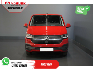 Volkswagen Transporter Van 2.0 TDI 150 KM DSG Aut. BPM GRATIS! Adapt.Cruise/ 2x drzwi przesuwne/ LED/ Ogrzewanie podłogowe/ Ogrzewanie siedzeń/ Carplay/ Kamera/ PDC/ Airco