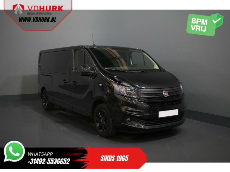 Fiat Talento Bestelbus 2.0 MJ 150 pk L2 DC Dubbel Cabine BPM VRIJ!/ LMV/ Cruise/ PDC/ Trekhaak/ Airco