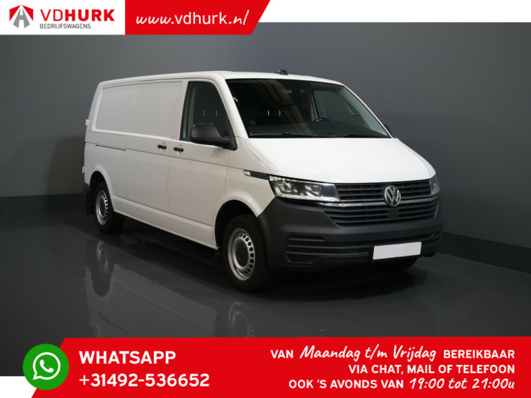 Volkswagen Transporter Bestelbus T6.1 2.0 TDI 150 pk DSG Aut. L2 2x Schuifdeur/ LED/ Stoelverw./ Standkachel/ Carplay/ 2.5t Trekverm.