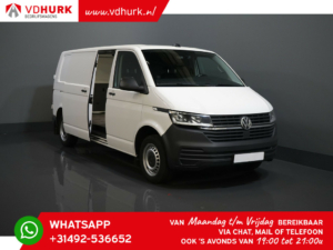 Volkswagen Transporter Bestelbus T6.1 2.0 TDI 150 pk DSG Aut. L2 2x Schuifdeur/ LED/ Stoelverw./ Standkachel/ Carplay/ 2.5t Trekverm.