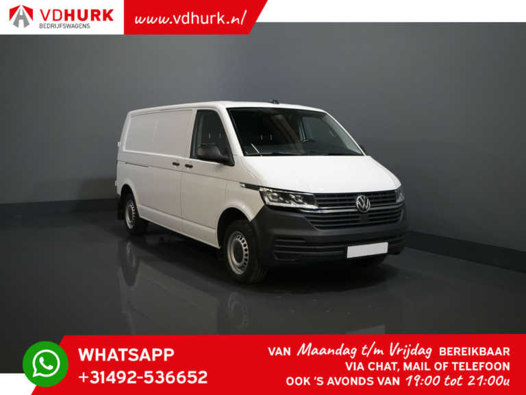 Volkswagen Transporter Bestelbus Volkswagen Transporter T6.1 2.0 TDI 150 pk DSG Aut. L2 2x Schuifdeur/ LED/ Stoelverw./ Standkachel/ Carplay/ 2.5t Trekverm.