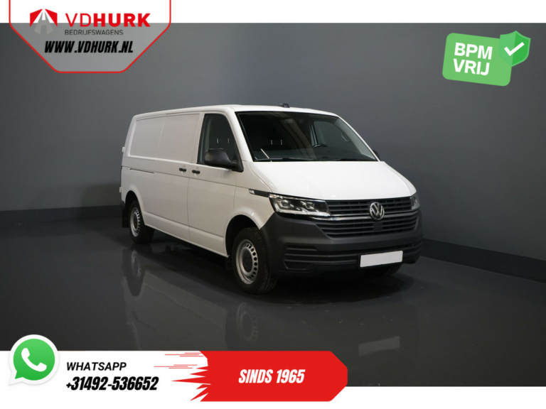 Volkswagen Transporter Фургон Volkswagen Transporter T6.1 2.0 TDI 150 к.с. DSG Aut. L2 2х зсувні двері/ LED/ Підігрів сидінь/ Підігрів підставки/ Carplay/ 2.5т Буксирувальний М.