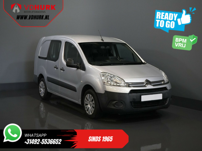 Citroën Berlingo Van 1.6 HDI 90 hp L2 BPM FREE! 3 Pers./ NL-car/ Airco/ Navi/ Towbar