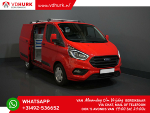 Ford Transit Custom Van 300 2.0 TDCI 130 KM Aut. Limited 2x Drzwi przesuwne/ Bi-Xenon/ Sortimo/ Ogrzewanie podłogowe/ Ogrzewanie siedzeń/ Carplay/ Kamera/ PDC/ Tempomat