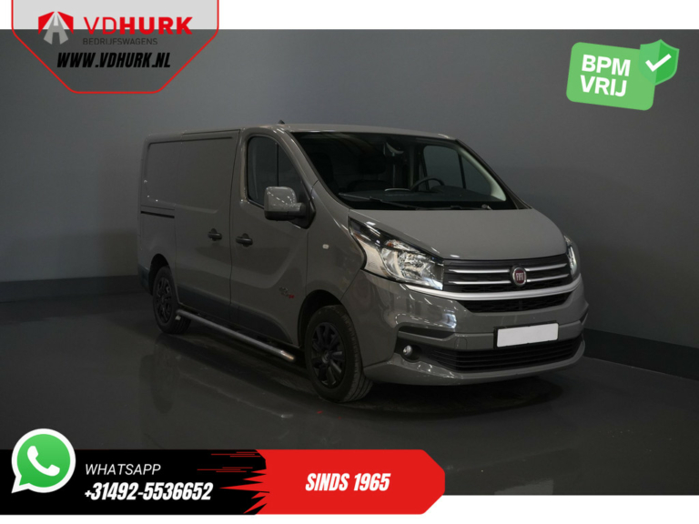 Fiat Talento Bestelbus 1.6 MJ 120 pk BPM VRIJ! Navi/ Camera/ Sidebars/ Cruise/ PDC/ Trekhaak