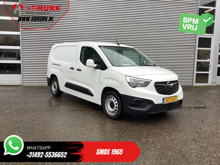 Vauxhall Combo Van 1.6D 100 CV L2 EJE VEHÍCULO 2x puerta corredera/ PDC/ Crucero/ Interior/ Aire acondicionado