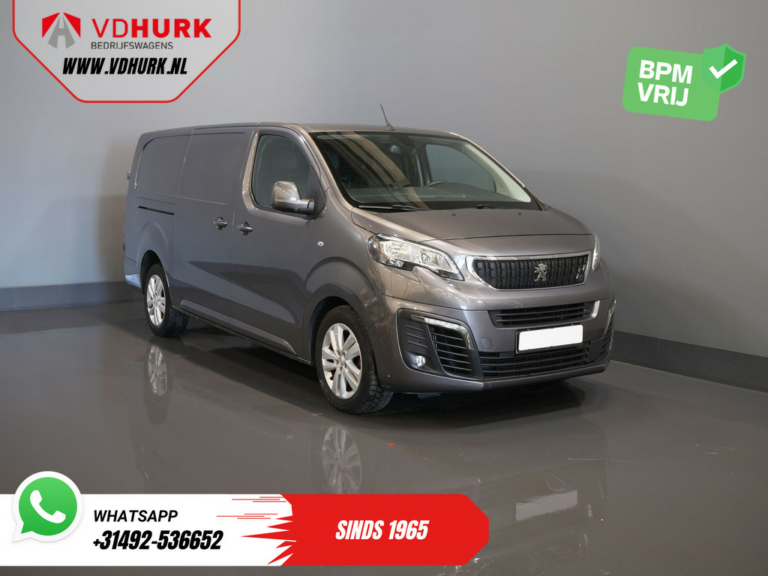 Peugeot Expert Van 2.0 HDI Aut. 180 hp L3 BPM FREE! 2x Elek. slide./ Alarm III/ LMV/ Carplay/ PDC/ Navi/ Keyless/ Airco