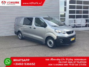 Peugeot Expert Van 2.0 HDI 125 KM Aut DC Double Cab READY2GO Adapt.Cruise/ 2xDrzwi przesuwne/ Carplay/ Head-up/ Climate/ NL Auto