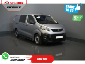 Peugeot Expert Van 2.0 HDI 125 KM Aut DC Double Cab Ready2Go BPM GRATIS! Ready2Go Adapt.Cruise/ 2xDrzwi przesuwne/ Carplay/ Head-up/ Climate/ NL Auto