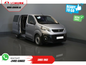 Peugeot Expert Bestelbus 2.0 HDI 125 pk Aut. DC Dubbel Cabine Ready2Go BPM VRIJ! Ready2Go Adapt.Cruise/ 2xSchuifdeur/ Carplay/ Head-up/ Climate/ NL Auto