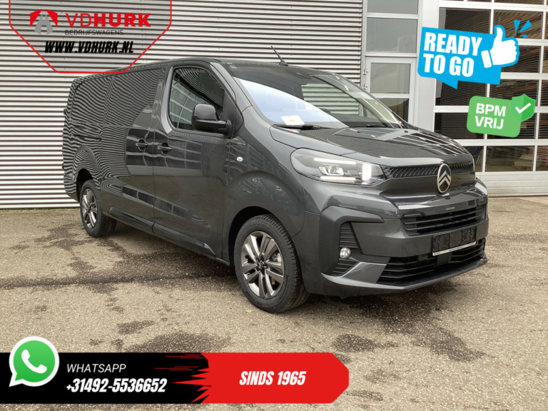 Citroën Jumpy Van 2.0 HDI 180 hp Aut. L3 BPM FREE! LED/ Virtual cockpit/ Steering wheel/ Navi/ Carplay/ Camera/ Climate/ PDC/ LMV/ Cruise