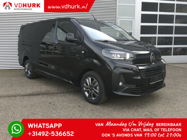 Citroën Jumpy Van 2.0 HDI 180 hp Aut. L3 BPM FREE! LED/ Virtuelles Cockpit/ Lenkrad/ Navi/ Carplay/ Kamera/ Klima/ PDC/ LMV/ Tempomat