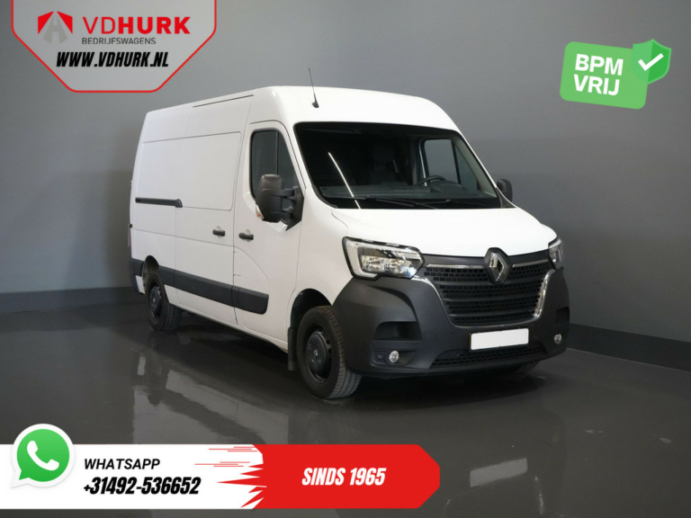 Renault Master Van T35 2.3 dCi 135 KM L2H2 BPM GRATIS! Samochód NL/ 270Gr.Drzwi/ 2.5t Urządzenie holownicze/ Carplay/ Navi/ PDC/ Airco