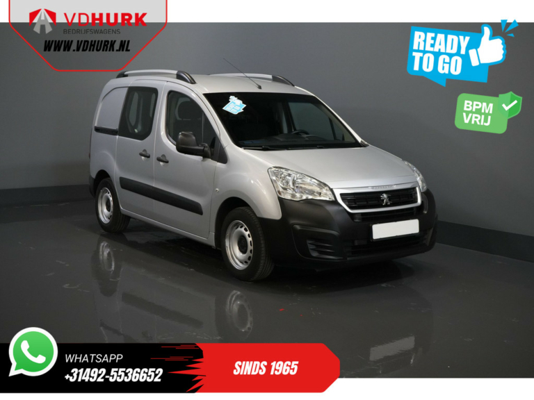 Peugeot Partner Van 1.6 HDi BPM FREE! Ready2Go PDC/ Cruise/ Air conditioning/ MOT 2-2026