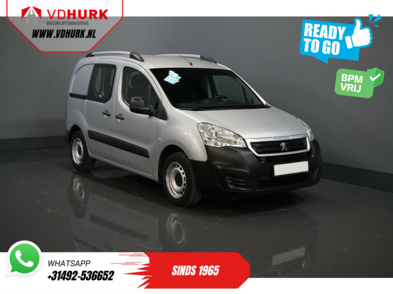 Peugeot Partner Van 1.6 HDi BPM FREE! Ready2Go PDC/ Cruise/ Air conditioning/ MOT 2-2026