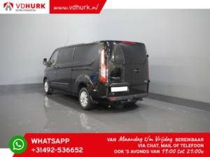 Ford Transit Custom Vans 2.0 TDCI 130 к.с. L2 DC Double Cab 2xSliding Door/ 2.8t Towing System/ Carplay/ Seatverw./ Cruise/ PDC/ LMV/ Towing Hook