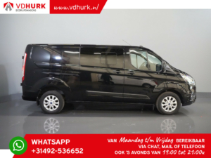 Ford Transit Custom Vans 2.0 TDCI 130 к.с. L2 DC Double Cab 2xSliding Door/ 2.8t Towing System/ Carplay/ Seatverw./ Cruise/ PDC/ LMV/ Towing Hook