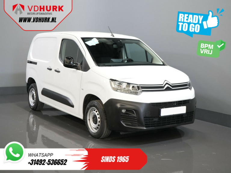 Citroën Berlingo Van 1.2 PureTech 110 cv BENZINA BPM FREE! Ready2Go Carplay/ Navi/ Airco/ Cruise/ PDC