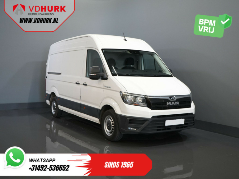 MAN TGE Van 3 140 2.0 TDI DSG Aut. L3H3 BPM FREE ! 270Gr.Portes/ Gev.Sièges/ Navi/ Carplay/ Camera/ Cruise/ Towbar/ Airco