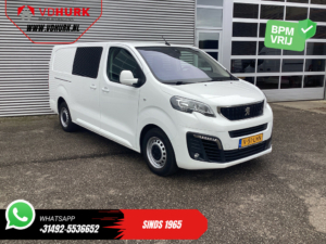 Peugeot Expert Bestelbus 2.0 HDI 125 pk Aut. DC Dubbel Cabine Navi/ Camera / Cruise/ Airco/ Trekhaak /PDC /Carplay