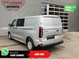 Ford Transit Custom Bestelbus 320 2.0 TDCI 150 pk L2 Trend DC Dubbel Cabine BPM VRIJ! Garantie 5J of 200.000 km/ 2xSchuifdeur/ LED/ Stoelverw./ Virtual Cockpi