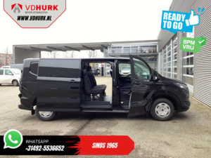 Ford Transit Custom Bestelbus 2.0 TDCI 150 pk Trend DC Dubbel Cabine BPM VRIJ! Garantie 5J of 200.00km/ Adapt.Cruise/ 2xSchuifdeur/ LED/ Navi/ Stoelverw./ Vir