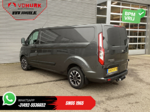 Ford Transit Custom Bestelbus 300 2.0 TDCI L2 130pk Aut. BPM VRIJ! Navi/ Airco/ Carplay/ Cruise / Camera / PDC V+A /Led /Trekhaak/ LMV/