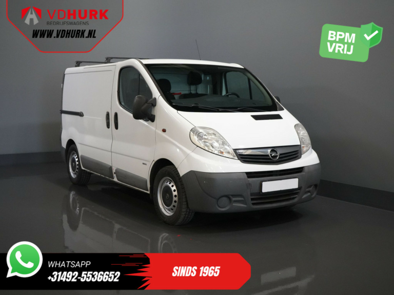 Opel Vivaro Van 2.0 CDTI MOT 09-2025/ NL Car/ Airco/ Barres de toit/ Croisière/ Crochet d'attelage