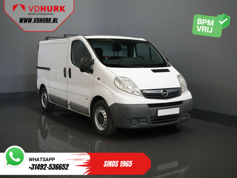 Opel Vivaro Van 2.0 CDTI MOT 09-2025/ NL Легковий/ Кондиціонер/ Багажник/ Круїз/ Буксирувальний гак