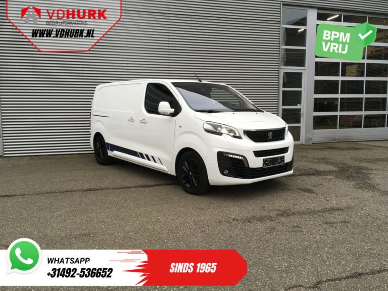 Peugeot Expert Van 2.0 HDI 180 hp Aut. Adapt. Cruise/ 2x Elek.schuif/ Xenon/ Head-up/ Stand heater/ Seatverw./ Climate/ Carplay/ Keyless/ Camera