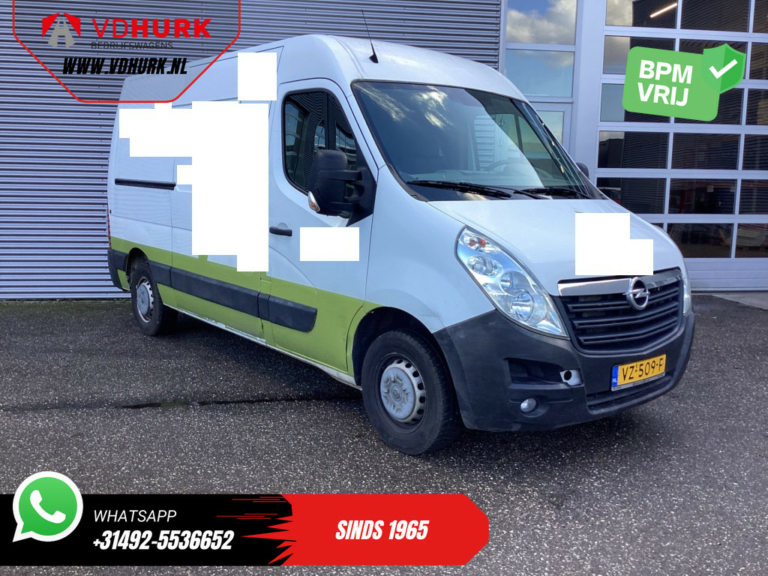 Opel Movano Bestelbus 2.3 CDTI 135 pk L2H2 BPM VRIJ! 2.5t Trekverm./ Climate/ Navi/ Cruise/ Camera/ Trekhaak/ PDC