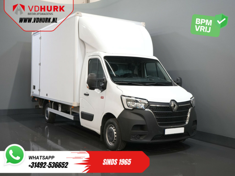 Renault Master Bakwagen T35 2.3 dCi 145 hp Bakwagen Laadklep/ Side door/ Alarm III/ Camera/ Spoiler/ Cruise/ Airco/ 420x215x233