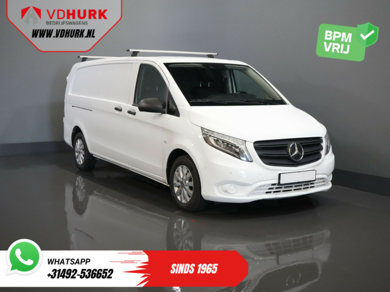 Mercedes-Benz Vito Van 116 CDI Aut. L3 BPM FREE LED/ Carplay/ Încălzire stand/ LMV/ Cruise/ Cameră/ PDC/ Bara de remorcare