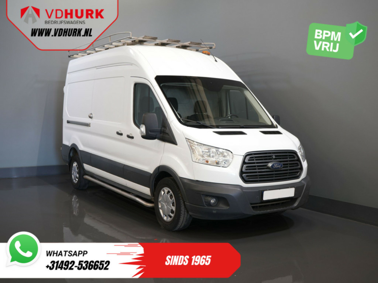 Ford Transit Van 350 2.0 TDCI 130 KM L3H3 BPM GRATIS! Bagażnik dachowy + Drabina/ Urządzenie holownicze 2.8t/ Airco/ Cruise/ Hak holowniczy