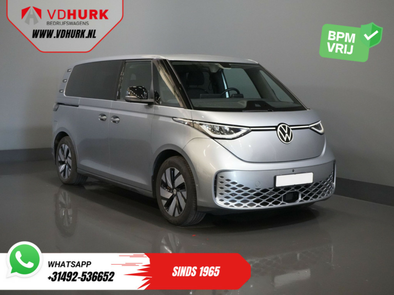 Volkswagen ID. Buzz Furgoneta de pasajeros 79 kWh 360km WLTP 2x Puerta corredera/ Cargador rápido/ Calefacción asientos/ Keyless/ Carplay/ Cámara 360/ PDC/ Climatización/ Gancho de remolque.