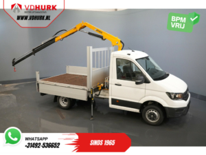 Volkswagen Crafter Nadwozie otwarte 50 165 KM Effer 352S Żuraw/ Dźwig/ Autokran/ WOM/ Nadwozie otwarte/ Podwójne powietrze