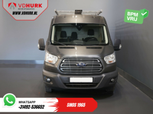 Ford Transit Bestelbus 330 2.0 TDCI 170 pk Trend L2H2 BPM VRIJ! NL Auto/ DB Riem VV/ 2.8t Trekverm/ Imperiaal + Ladder/ Cruise/ Camera/ Airco/ Trekhaak