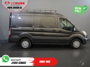 Ford Transit Van 330 2.0 TDCI 170 hp Trend L2H2 BPM FREE! NL Auto/ DB Belt VV/ 2.8t Abschleppwagen/ Dachgepäckträger + Leiter/ Cruise/ Kamera/ Klimaanlage/ Abschlepphaken